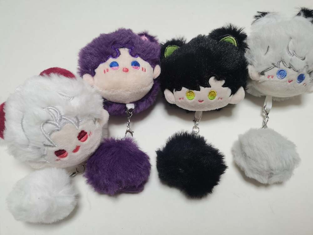 Plush Bag Charm, Love and Deepspace Zipper Charm,Zayne/Rafaye/Sylus/Xavier